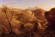 Thomas Cole The Vale and Temple of Segesta oil on canvas
